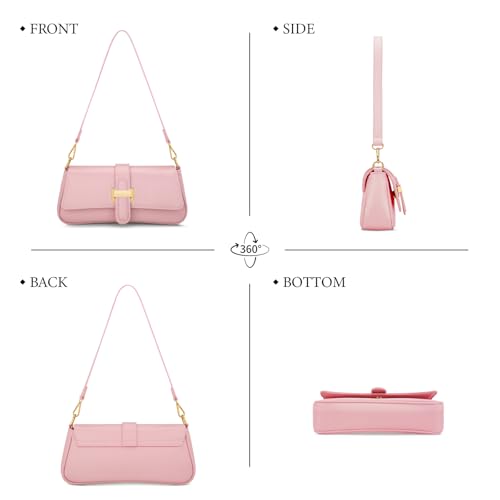 Image of KKXIU Shoulder Bag for Women Small Hobo Handbag Mini Retro Clutch Purses