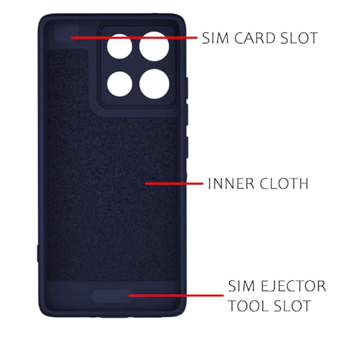 Image of Back Cover | MagFit Ring Design (Non-Magnetic) | Shockproof Protection | Anti-Slip Grip | Raised Camera Edges | Slim Protective Case for Motorola Moto G86 5G / G86 Power 5G (Steel Blue)