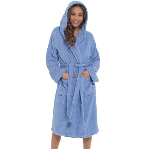 Peignoir serviette à langer en coton pour femme avec capuche douce pour douche et piscine