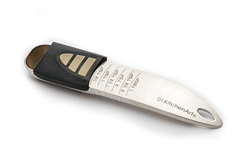 KitchenArt Colher de sopa Pro Adjust-A, cetim, multicolorida
