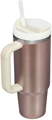 Image of STANLEY Quencher H2.0 Tumbler with Straw 30 oz | Flowstate 3-Position Lid | Cup Holder Compatible for Travel | Insulated Stainless Steel Cup | BPA-Free | Rose Quartz Glow
