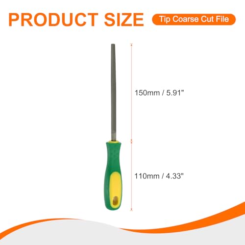 Lime carrée T12 de 15,2 cm pour éliminer les bavures de fer