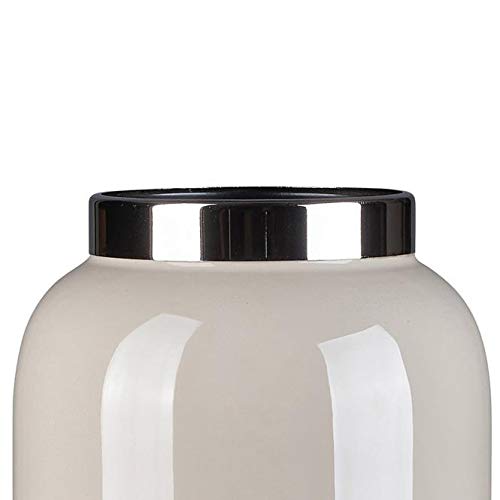 Monsieur Carafon Vase, Steingut, Sandfarben – 8,5x5,5x12,5 Cm, 0,2 Liter
