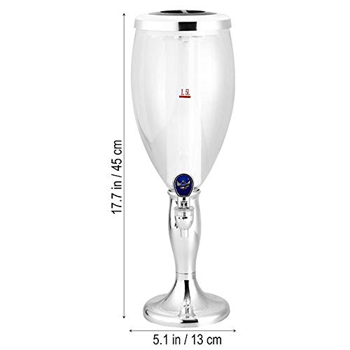 Nomal Tabletop Wine Beer Tower Beverage Juice Dispenser With Led Colorful Shinning Lights For Bar Party Restaurant Ktv Barbecue Restaurant thumb #1