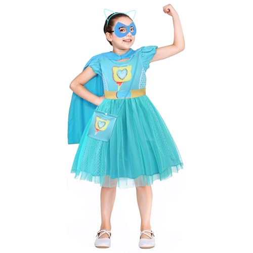 Disfraz tutu con capa, máscara, diadema y bolso, 1-8 años miniatura 2