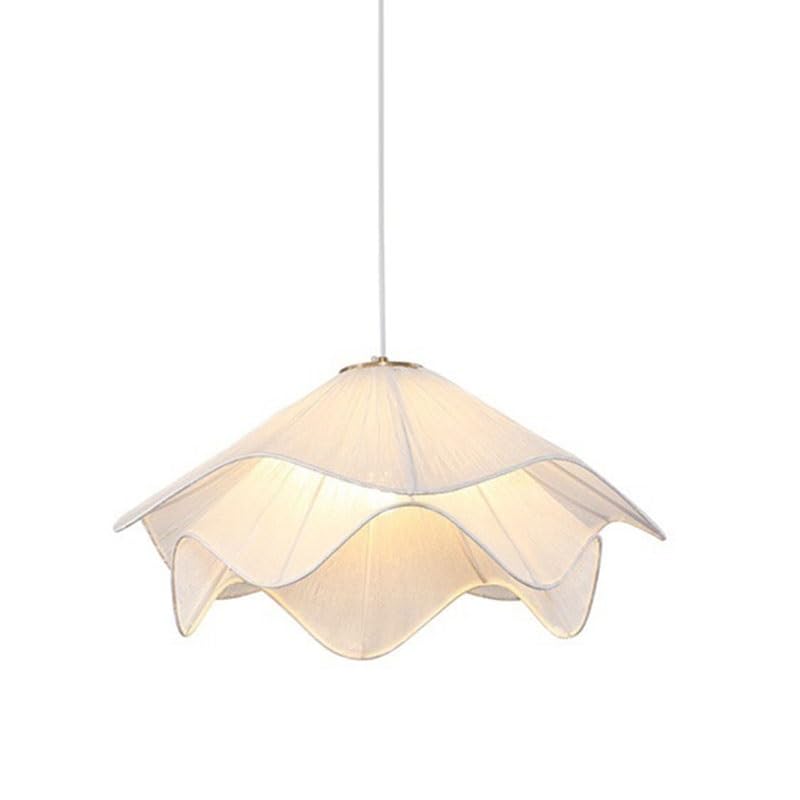Lampe suspendue pétale beige pour illuminer votre salle à manger avec élégance et douceur