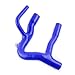 VLOCEMNYE Silicone Radiator Hose Kit for Land Rover Defender 2.5 TD5 1998-2007 Blue