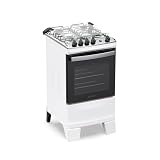 Fogão 4 Bocas Atlas Agile Up com Mesa de Inox a Gás Bivolt