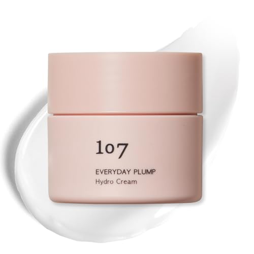 107 EVERYDAY PLUMP Hydro Cream, Lightweight Face Moisturizer with Probiotics, Squalane, and Fermented Ginseng, Hydrates, Nourishes, and Enhances Skin's Radiance and Softness (1.7 fl oz)