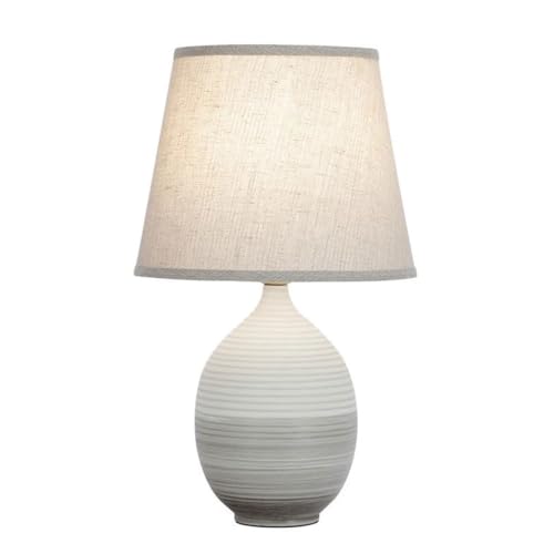 MPOPO Lámpara de Lectura Lámpara de Mesa de cerámica pequeña, lámpara de Noche for Sala de Estar y Dormitorio, Escritorio de Estudio, lámpara de Estilo Chino Zen Lámpara para Escritorio