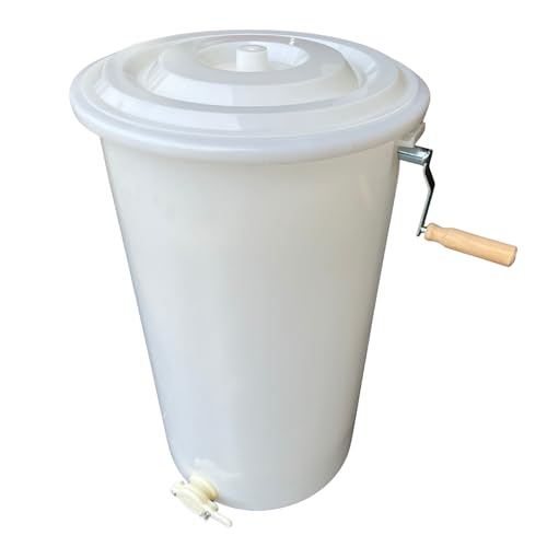 Beekeeping Supplies UK - Beekeeping Supplies UK Ltd - Manual Honey Extractor 2 Frame - Strong Plastic - Fits British National Super or Brood Frames and Langstroth Frames +MBK
