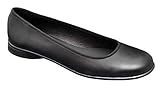  Zapato Tipo Bailarina Mujer Uniformes en Piel Color Negro, Marca DIAN - bailarina-23 (42 EU, Negro)