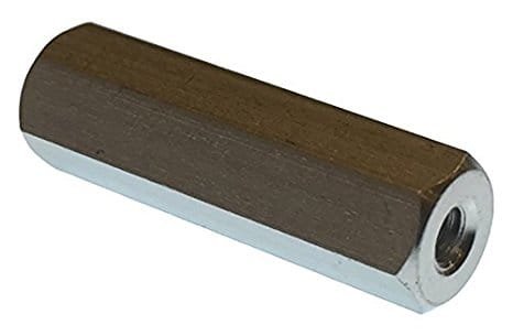 Hex Standoff, Female-Female, Aluminum, Plain Finish, 6-32 inch Screw Size, 3/8 inch OD, 3/8 Body Length, (Pack of 1000)