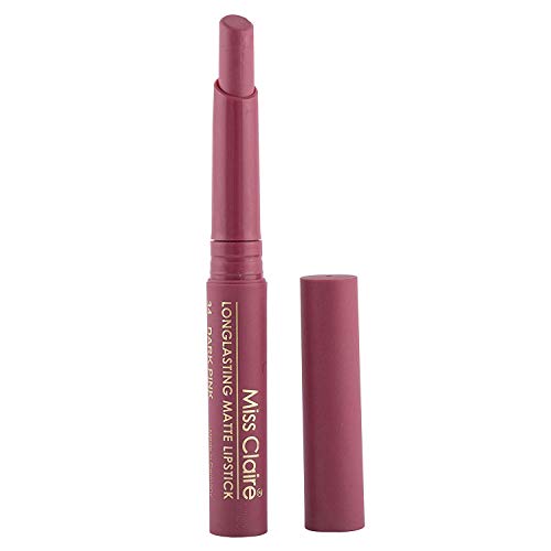 Image of Miss Claire Longlasting Matte Lipstick, Dark Pink 34, 2 g