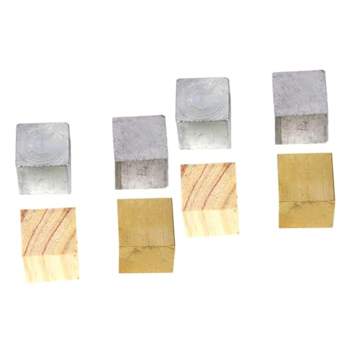 CIYODO 8 Pcs Cube Group Science Education Block Experimental Equipments Physical Experiment Equipment Labs Density Experiments Physical Cubes Density Block Device Iron. Aluminum. Wood