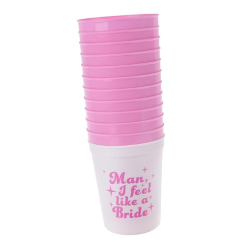 CHILDWEET 12pcs Party Cup Party Beverage Cup Plastic Glasses Party Wine Glasses Unbreakable Reusable Plastic Cup Multi-use Wine Cups Home Wine Cups Restaurant Cups Bar Cups Cocktail Cups