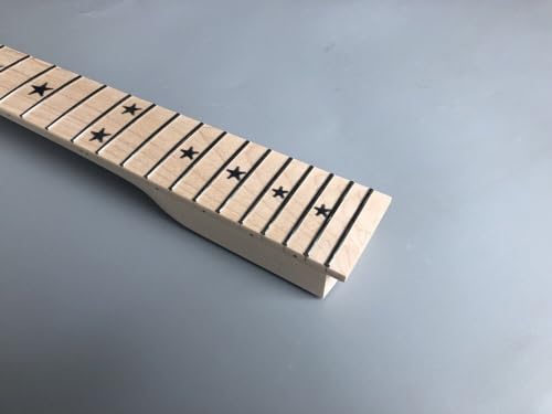 Manche guitare banane inversé érable 25.5" haute précision