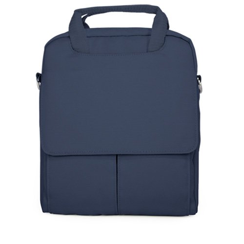 BoxWave Case Compatible with TravelWifi Sapphire Tablet - Encompass Urban Bag, Over Shoulder Messenger Straps Handle Bag Pockets - Navy