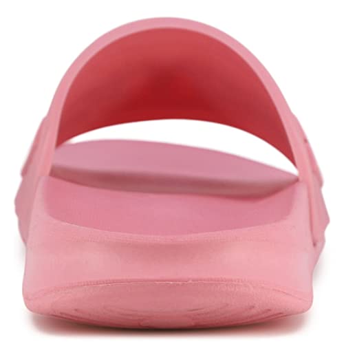 Nautica Kids Girls Slip-On Sandal Athletic Slide Youth Big Kid Little Kid-Loch Girls-Peony White Size-43