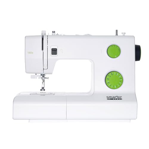 Image of SINGER PFAFF Smarter 140s Sewing Machine | 70W Powerful Motor | 21 Built-in Stitches | Free Arm | Drop Feed | Automatic Needle Threader | Adjustable Stitch Length & Width