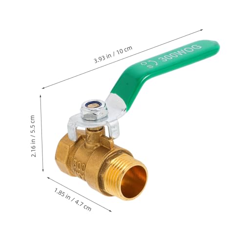 Válvula de bola DN15 de cobre resistente Cabilock con rosca de fácil operación 3