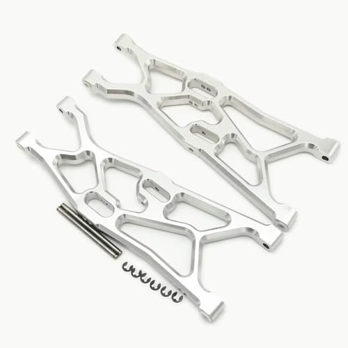 Aluminum Front Lower Suspension Arm Silver for Axial 1/8 Yeti XL AX31018