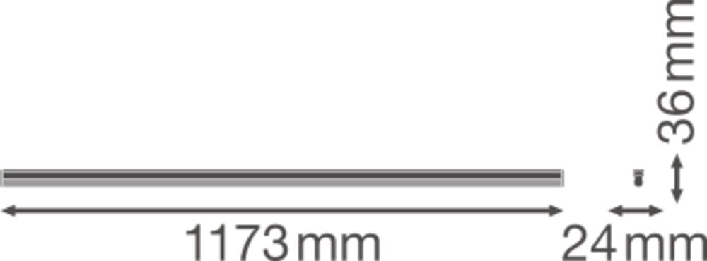 Ledvance Sottopensile Linear Compact High Output 1200, 20 W, Luce Calda, 3000 K