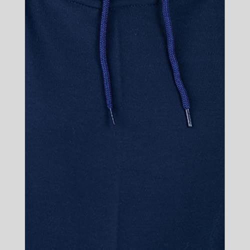 Image of More & More Unisex Cotton Hoodie Sweatshirt with Pocket Full Sleeves Hooded Neck Solid Pattern Regular Fit and Standard Length | Plain Hoodies for Woman & Men Casual