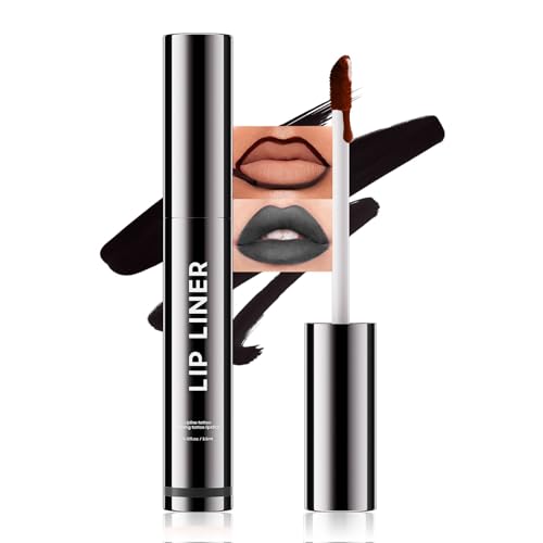 Anguishil Lip Stain- Lip Stain Peel Off New Year Gifts for Women Mom Wife, Lip Gloss Transfer-Resistant Waterproof Smudge-Proof Moisturizing, Lip Tint for Women Gift All-Day Color Hold (Black)