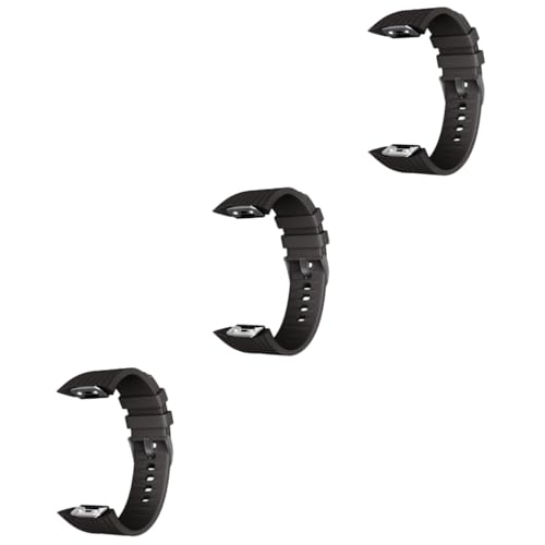 Bracelet de montre en silicone DOITOOL : lot de 3 sangle de rechange pour montres intelligentes
