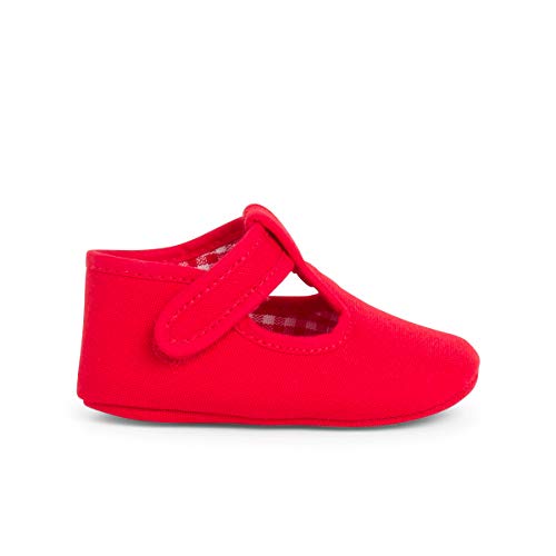 Pisamonas Salomés en Toile et à Scratch pour bébé Taille 16 en Couleur Rouge Cover