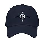 NATO Otan hat - NATO OTAN Flag Symbol - Embroidered Baseball Cap Navy