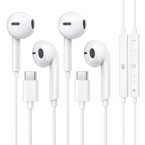 Mizi USB C�w�b�h�t�H�� 2�p�b�N - �}�C�N&�{�����[���R���g���[���t���L���C���z�� USB Type-C�C���z�� iPhone 17/16/15 Pro Max/Plus/Air iPad Pro/Air Galaxy S25/S24/S23