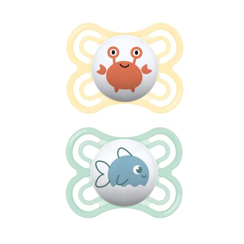 Image of MAM Perfect Baby Pacifier, Patented Nipple, Developed with Pediatric Dentists & Orthodontists, Unisex