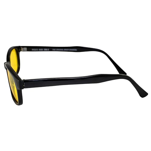 KD's Pacific Coast Sunglasses Black Frame/Yellow Polarized Lens, (20129)3