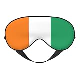 Flag of Cote D'Ivoire Print Sleep Mask Silk-Like Eye Mask Sleeping Eye Mask for Women Men for Travel Sleep Relaxation