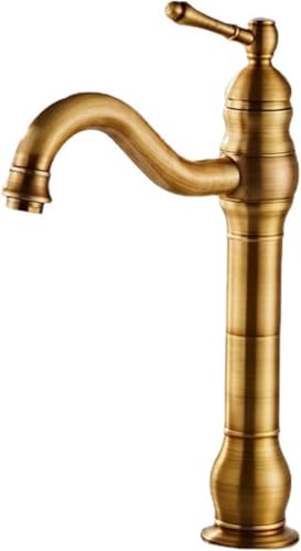 Robinet pour l'eau chaude froide vintage avec installation rapide monotrou
