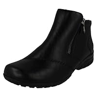 Rieker Ladies Dual Zip Fleece Lined Ankle Boots L4663