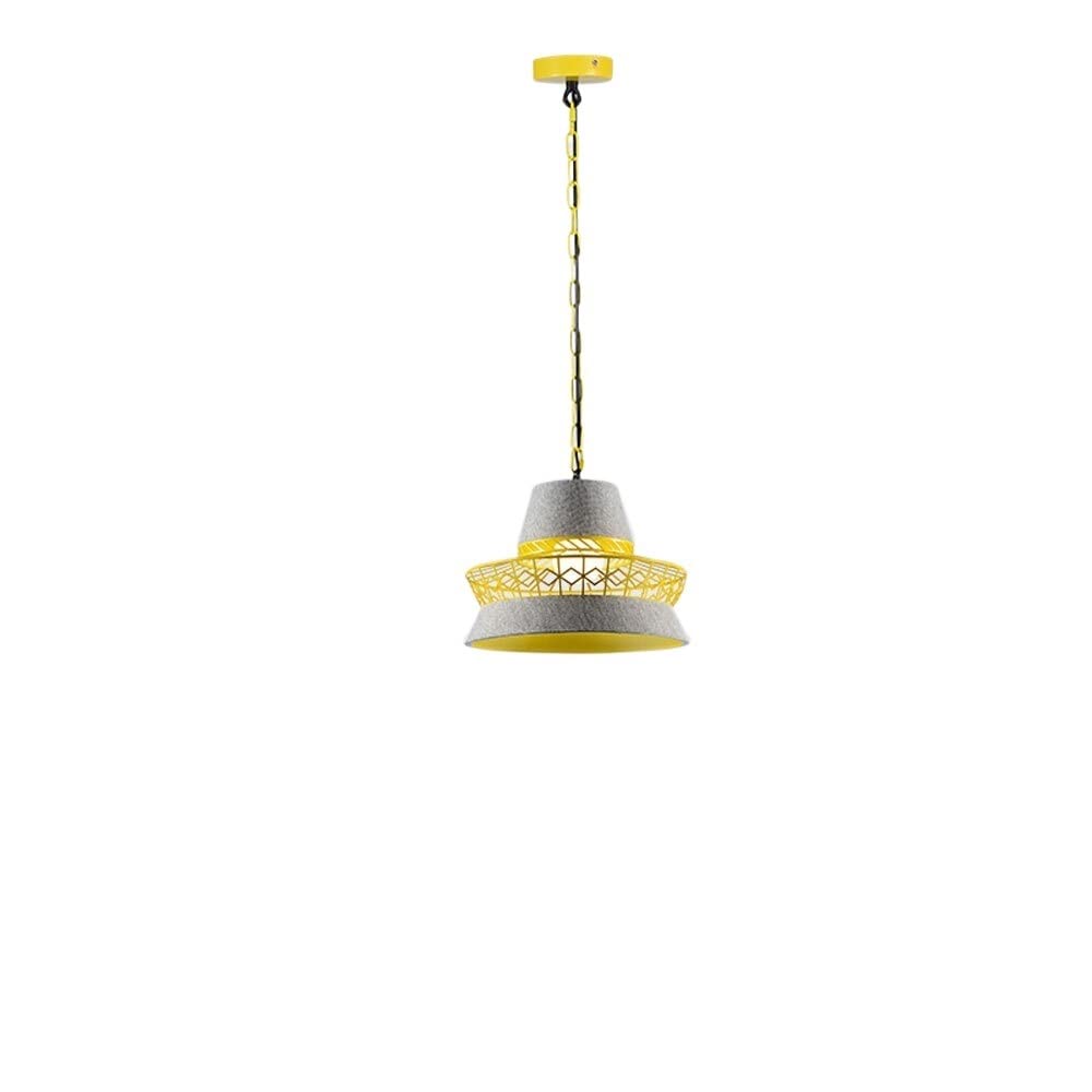 Lampe suspendue tissu nordique lustre E27 réglable plafonnier cuisine balcon