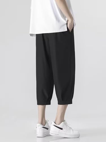 Image of Lymio Men Shorts || Three Quarter Pant for Men || 3 /4 Casual Cotton Shorts (Short-46-49)