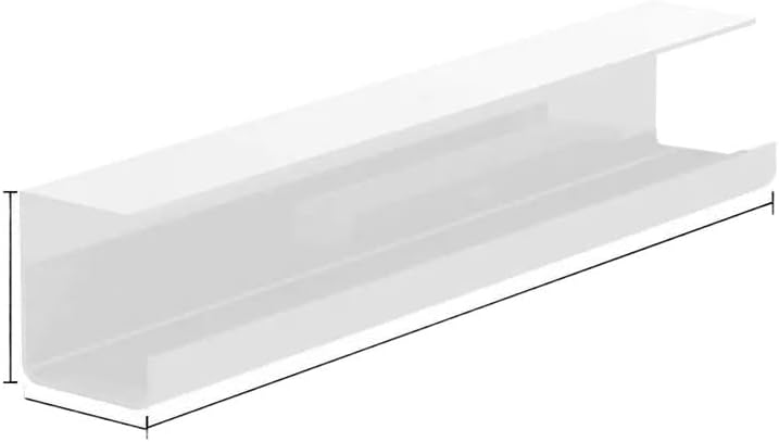 Miniatura 2 de Bandeja de gestión Organizador De Cables Debajo Del Escritorio, Estante De Cables, Retardante De Llama, Sin Rastro, Adhesivo, Diseño Ensanchado,