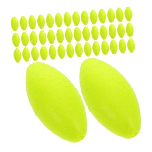 GOOHOCHY 200個鮮やかカラー発泡浮きビーズ 魚群探知にな安定浮力の醒目豆浮漂 釣り仕掛け用アクセサリー 簡単装着で初心者にも使いやすい