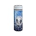 XiangHeFu Thermos Borraccia a Prova di perdite Acqua per Affari Intorno al Pallone da Calcio Calcio Blu in Acciaio Inossidabile Tazza da Viaggio Fredda o Calda
