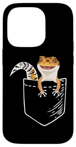 Funny Pocket Leopard Gecko Lover �X�}�z�P�[�X iPhone 14 Pro �p