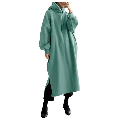 Robe sweat à capuche pour femme, une longue caresse de douceur avec poches