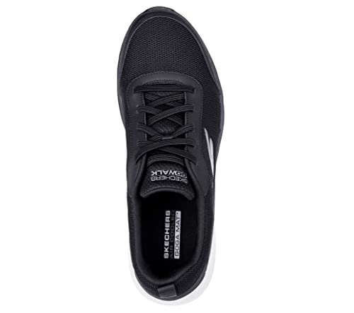 Image of Skechers Go Walk 6 - Bold Knight Black /White 13 D (M)