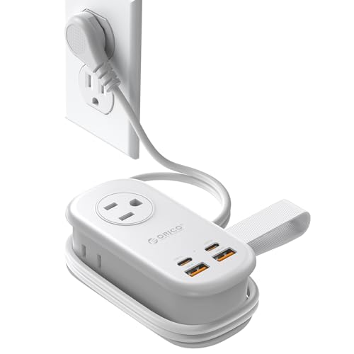 65W ORICO 7-in-1 GaN USB Travel Power Strip Charging Station - image 1