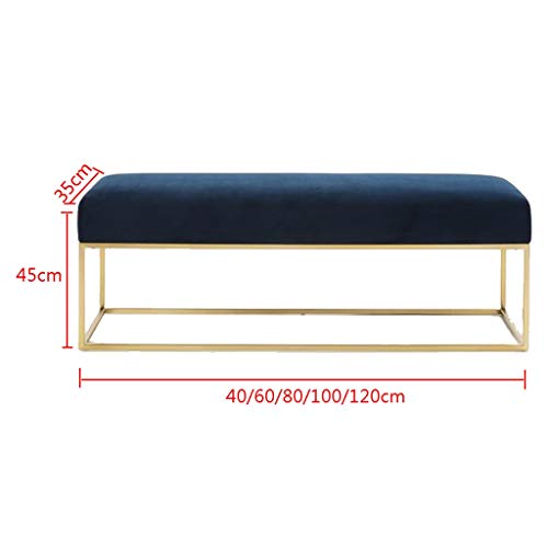 Banc à chaussures d'entrée et tabouret long pour porte de salon - 3