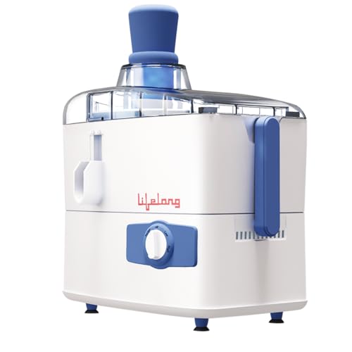 Image of Lifelong Juicer, Mixer & Grinder for Kitchen | 2 Jars 450 Watt Mixie with Liquidizing and Multipurpose Grinding Jar |Blender for Juices, Chutneys & Masalas with Stainless Steel Blades, 2-Speed Control