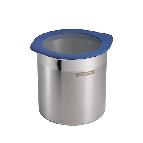 Image of Tramontina 4-Pc Food Storage Containers with Silicone Lids - Blue